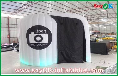 Photo Booth Kecil Portable Inflatable Photo Booth Inflatable Photo-Mengambil Tenda Dengan Pencahayaan Led