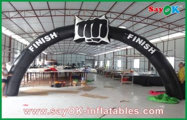 Halloween Inflatable Archway 6m X 3m Inflatable Finish Arch, Finishing Line Arch Untuk Acara