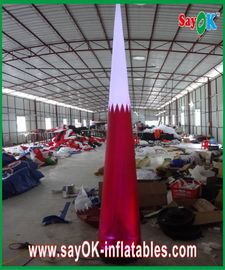 Dipimpin Pencahayaan Dia 1.5meters Inflatable Cone Dekorasi Untuk acara Red