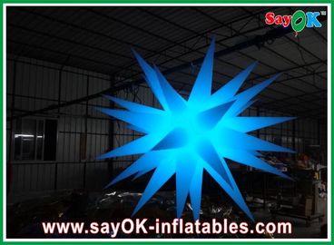 Partai Inflatable pencahayaan dekorasi bentuk bintang pencahayaan dekorasi 2m Dia