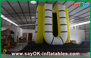 Logo Percetakan Kustom Inflatable Produk tahan air, U Shape