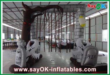 Durable Inflatable Holiday Decorations, Inflatable Halloween Arch Untuk Bisnis Sewa