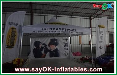 Tenda Kanopi Lipat 3m X 3m Tenda Lipat Rangka Aluminium Tahan Air / Perlindungan Sinar Matahari