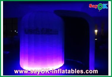 Party Photo Booth Inflatable Led Lighting Photo Booth Tent Kain Oxford Untuk Foto Studio