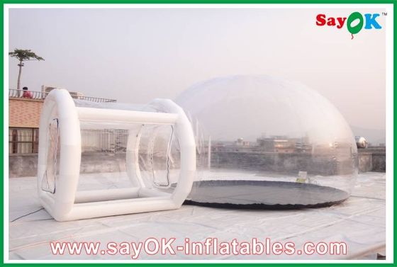 Dome Tenda Inflatable Komersial Inflatable Transparan Bubble Camping Tent Untuk Ourdoor