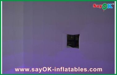 Inflatable Led Photo Booth Indoor Inflatable Mobile Photo-Mengambil Booth Lingkungan Peduli