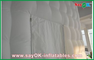 Booth Foto Pesta Kain Oxford / Booth Foto Seluler Dilapisi PVC Inflatable Menarik Dengan 2 Pintu