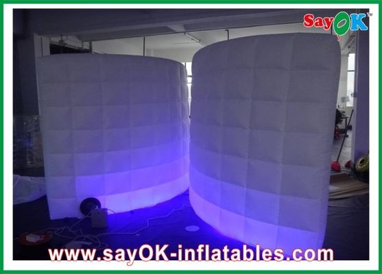 Tembok Kerja Inflatable Blow-Up Oxford Kain Tembok Inflatable Dengan Led Pencahayaan Untuk Pameran / Acara