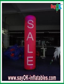 Advertsing H2m Inflatable Pencahayaan Dekorasi, Nylon Kain Pencahayaan Pilar