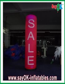 Advertsing H2m Inflatable Pencahayaan Dekorasi, Nylon Kain Pencahayaan Pilar