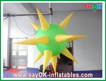 Air Blower Inflatable Lighting Decoration Modern Hijau dan Kuning