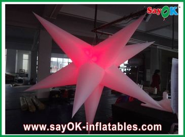 2M Diameter Inflatable LED Light Nylon Kain Untuk Upacara Pernikahan