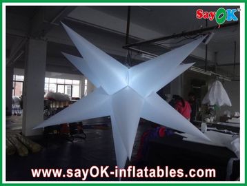 2M Diameter Inflatable LED Light Nylon Kain Untuk Upacara Pernikahan