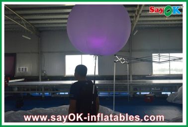 Advertsing Inflatable Pencahayaan Dekorasi, 190T Nylon Kain Inflatable Backpack Balon