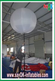 Menampilkan Inflatable Berdiri Bola 190T Nylon Kain Dengan Logo Percetakan