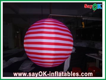 Led Pencahayaan Inflatable Pencahayaan Dekorasi Gantung Bola CE / UL Blower
