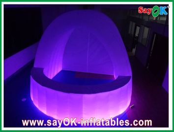 Night Club Display Bar Dengan Lampu LED Advertising Inflatable Bar Blower Sertifikat UL PVC L4 X W4 X H3.5m