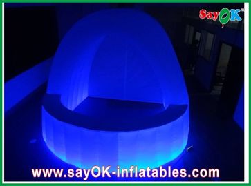 Dipimpin Pencahayaan Putih Inflatable Bar Durable Untuk Perayaan Pernikahan