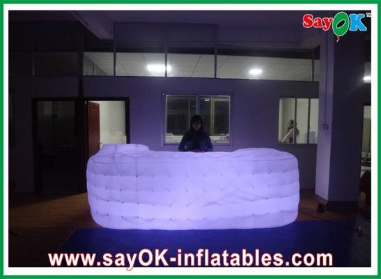 Custom Cube Sofa, Dekorasi Pesta, Sofa Led Inflatable Untuk Dijual