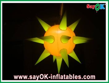 Multi-warna Dekorasi Pencahayaan Inflatable Dengan Api-bukti Nylon Kain