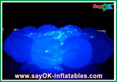 Pesta Putih LED bola alat peraga tiup awan tiup berwarna putih untuk klub malam