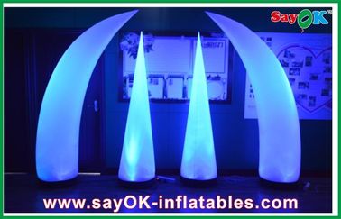 Mode Disesuaikan Inflatable LED Light Logo Percetakan Dengan Air Blower