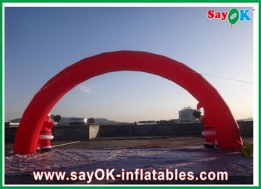 Oxford Cloth Red Natal Inflatable Arch, Inflatable Natal Archway