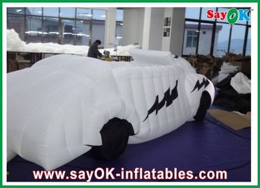 Disesuaikan Iklan Acara lenghth 3m Inflatable Mobil 2 Kepala Led Bulbs