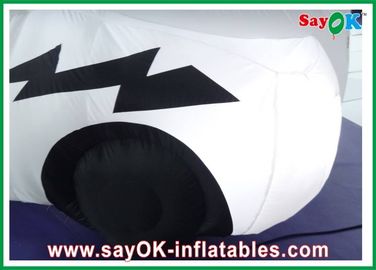 Disesuaikan Iklan Acara lenghth 3m Inflatable Mobil 2 Kepala Led Bulbs