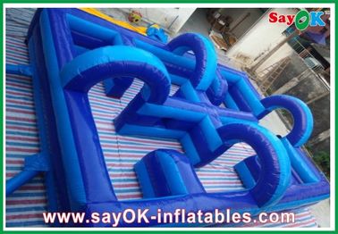 Taman Hiburan Inflatable Playground 750W Blower 0.5mm PVC Eco-ramah