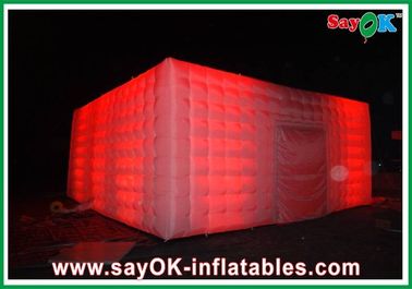 Tenda Udara Tiup L10 X W10m Dengan Lampu Led Untuk Acara Promosi Periklanan Klub Malam