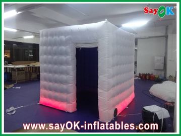 Inflatable Photo Booth Enclosure Booth Foto Inflatable Menarik Untuk Pernikahan Dengan UL Blower 2.4 X 2.4 X 2.5m