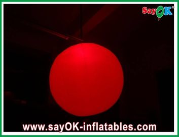 Klub 190T Nylon Kain Inflatable Bola Dengan Lampu Led Diameter 2 Meter