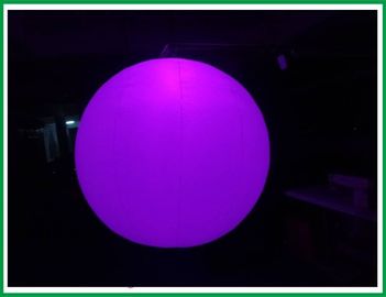 Klub 190T Nylon Kain Inflatable Bola Dengan Lampu Led Diameter 2 Meter