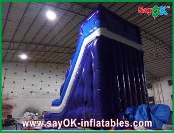 0.55mm PVC Water Slide Inflatable L6 X W3 X H5m Waterproof 3 Lapisan Inflatable Slide Untuk Kolam Renang