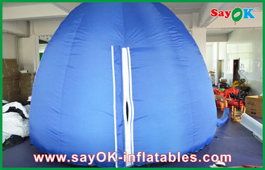 Biru 5m Oxford Cloth Inflatable Planetarium Proyeksi Dome untuk Astronomi