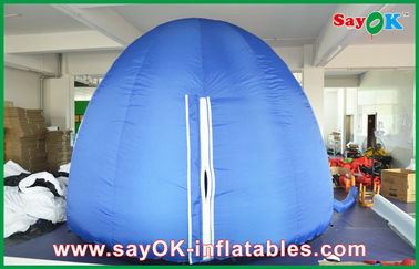 Biru 5m Oxford Cloth Inflatable Planetarium Proyeksi Dome untuk Astronomi