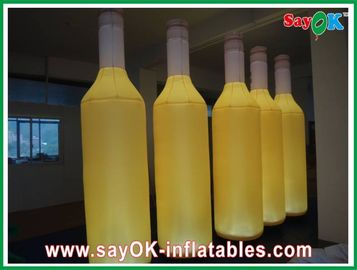 H2m Inflatable Lighting Decoration, 190T Nylon Cloth Inflatable Wine Bottle