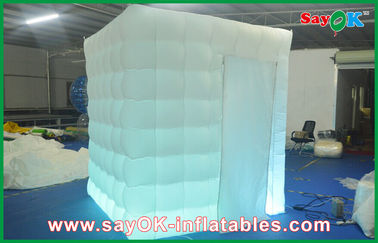 Inflatable Photo Studio Kain Oxford Tahan Lama Inflatable Photo Booth 12 Warna Led Untuk Pesta Pernikahan