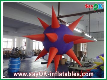 Diameter 2m Inflatable Cahaya Dekorasi Untuk Partai Beberapa Warna