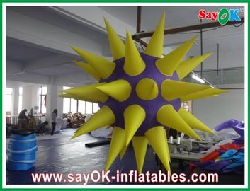 Diameter 2m Inflatable Cahaya Dekorasi Untuk Partai Beberapa Warna