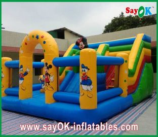 Mickey Mouse Puri Bounce House Inflatable Untuk Family Entertainment