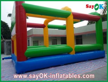 Multi-Color Inflatable Bounce Castle House Jumper Besar Bounce House untuk taman bermain