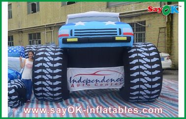 Biru 5M Inflatable Jeep Mobil 210D Oxford Kain Untuk Adversting