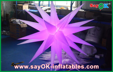 Diameter 1.5m Inflatable Lighting Decoration, Adverstiing Led Light Star