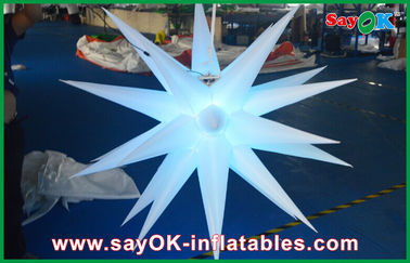 Diameter 1.5m Inflatable Lighting Decoration, Adverstiing Led Light Star