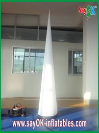 Air Blower Inflatable Pencahayaan Dekorasi Led Tanah Cone Untuk Pesta Pernikahan