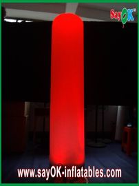 Lurus Led Dekorasi Light 2 Meter Tinggi Pilar Inflatable Untuk Acara