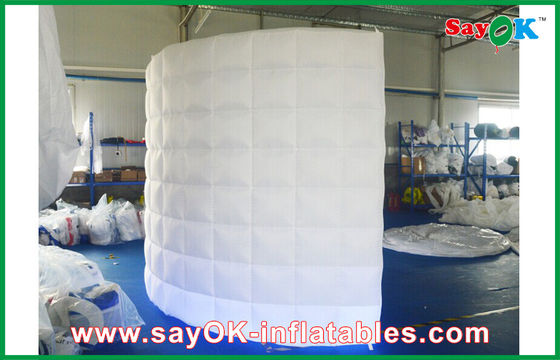 Tenda Taman Inflatable/Tenda Keluarga Inflatable Self Standing Blow-Up Wall Inflatable Partition Dengan Lampu Led