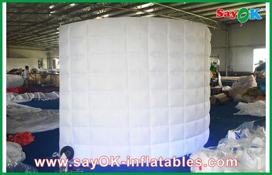 Tenda Taman Inflatable/Tenda Keluarga Inflatable Self Standing Blow-Up Wall Inflatable Partition Dengan Lampu Led